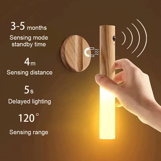 Rechargeable Motion Sensor Night Light | Magnetic LED Wall Sconce Wireless Motion