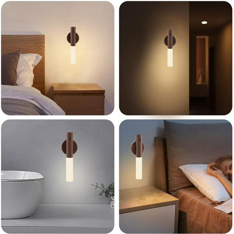 Rechargeable Motion Sensor Night Light | Magnetic LED Wall Sconce Wireless Motion