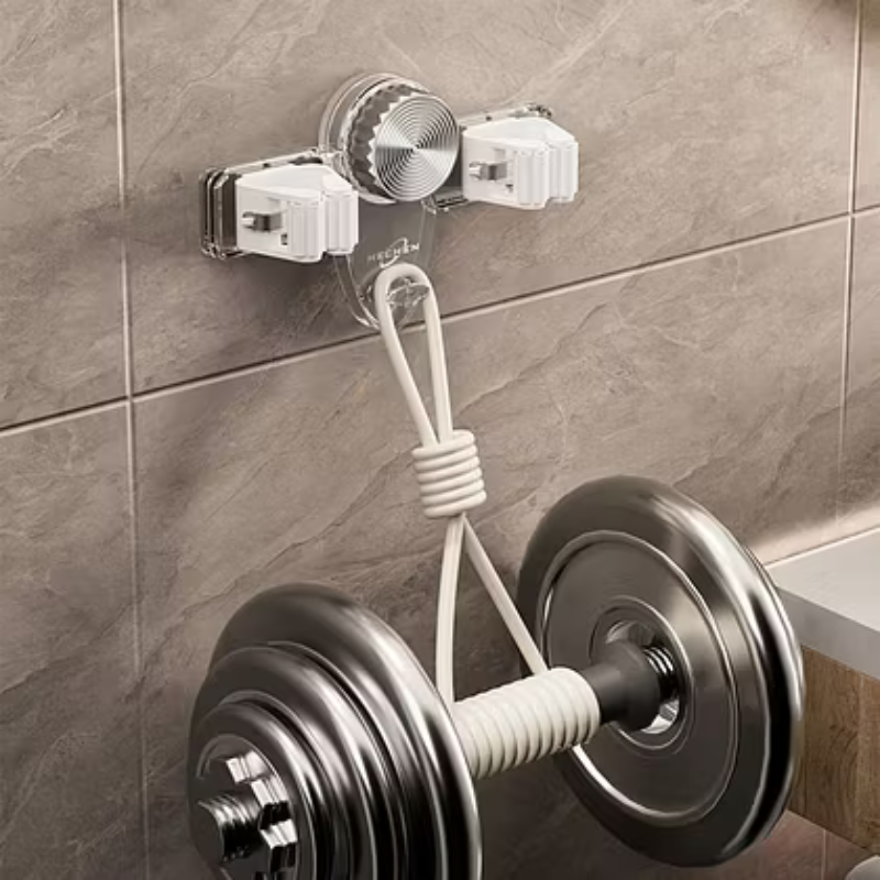 Wall Mounted Mop Holder, Mop Hook Storage, Broom Hanger (Pack of 2)
