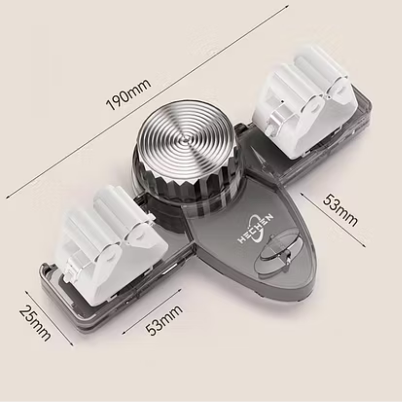 Wall Mounted Mop Holder, Mop Hook Storage, Broom Hanger (Pack of 2)