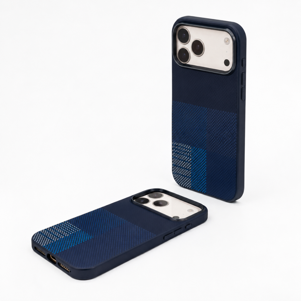Blue IPhone 17 Pro Max Mobile Cover | Vintage | Anti-Scratch
