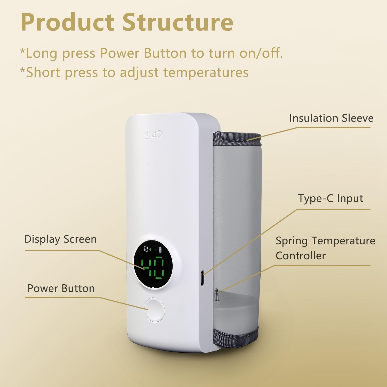 Portable Baby Milk Warmer Bottle For Travel On The Go | Rechargeable