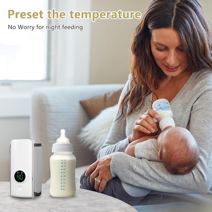 Portable Baby Milk Warmer Bottle For Travel On The Go | Rechargeable