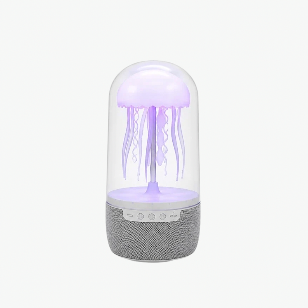 Colorful Jellyfish Lamp Bluetooth Speaker HiFi Stereo 1800mAh Sports Jellyfish Speaker with Lights