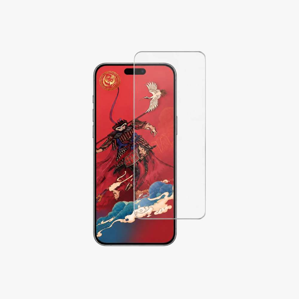 Monkey King Curve Edge HD Clear Tempered Glass For iPhone 17 Pro Max