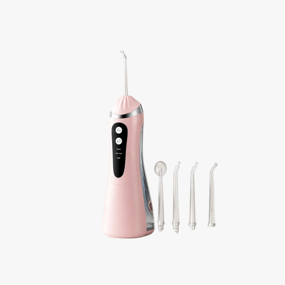 Electric Water Flosser, Cordless Portable Oral Irrigator, with 3 Modes And 4 Nozzles, Power Dental Flossers for Home Oral Care