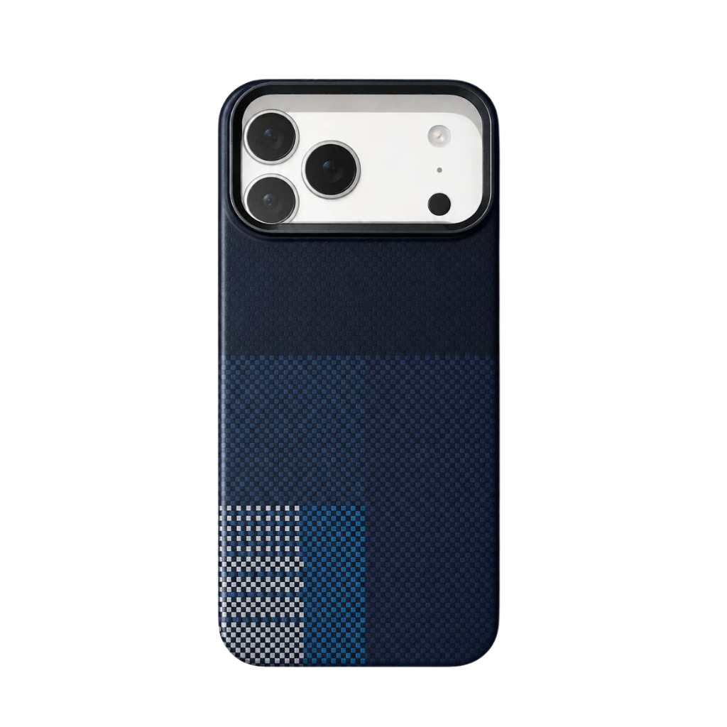 Blue IPhone 17 Pro Max Mobile Cover | Vintage | Anti-Scratch