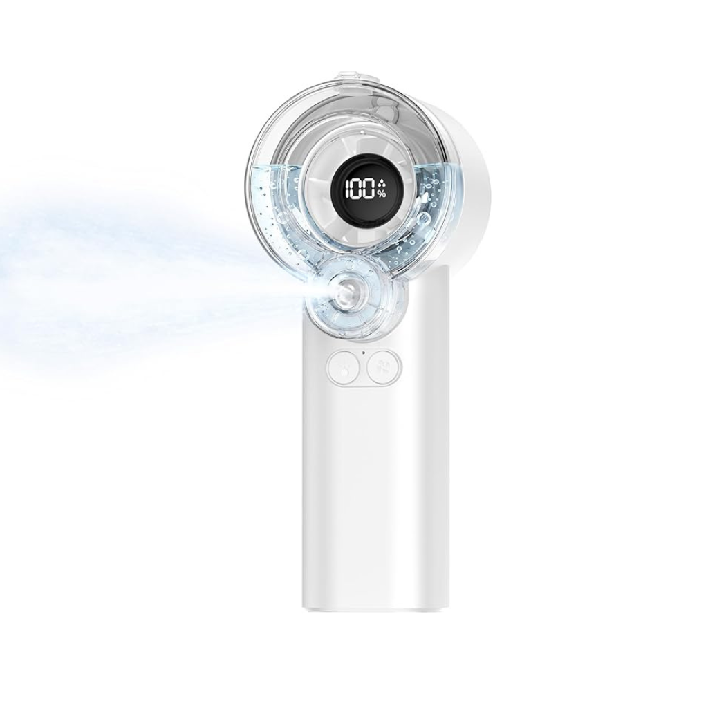 Misting Portable Handheld Fan |&nbsp; Rechargeable Battery | Cooling Fan for Travel