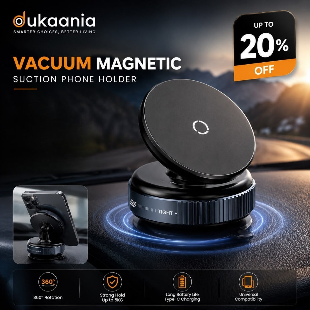 Vacuum Magnetic Suction Phone Holder